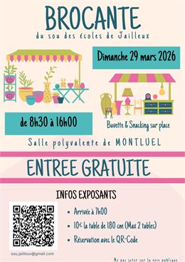 Brocante du sou des écoles de Jailleux - Thomas BERNIGAUD