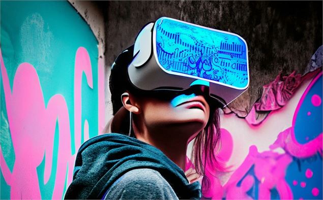 Animation graff en réalité virtuelle - Canva