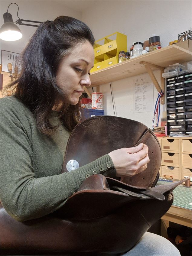 Visite de l'atelier d'Epic Sellerie_Châtillon-sur-Chalaronne - Emilie Paradis