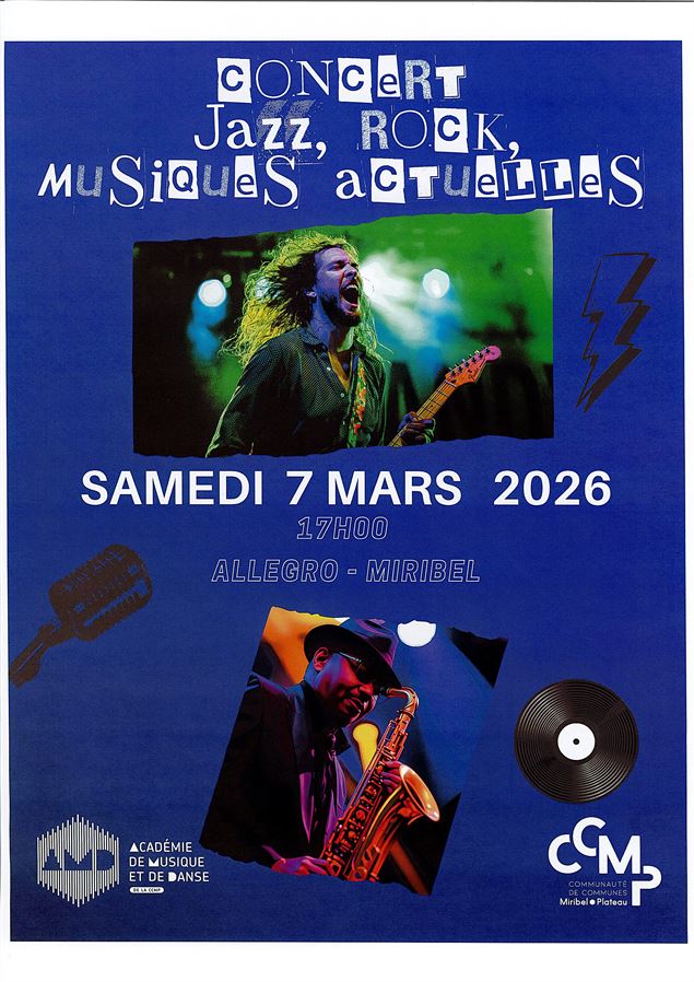Concert Jazz, Rock, musiques actuelles - AMD