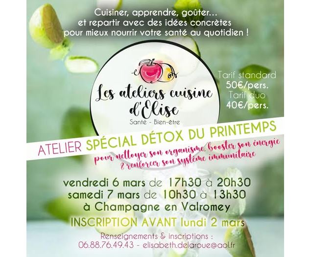 Les ateliers cuisine d'Elise : atelier pour adultes_Champagne-en-Valromey - Ateliers d'Elise