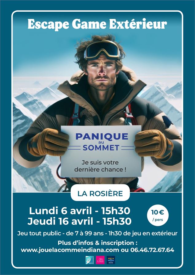 Escape Game Extérieur – Thème : Panique au sommet_La Rosière - Montvalezan