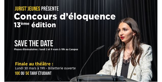 Affiche Concours d_Eloquence - Jurist'Jeunes