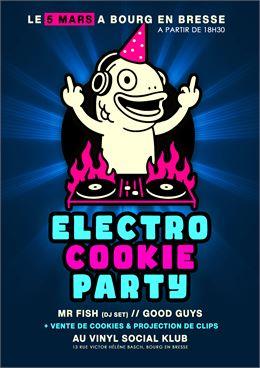 Affiche Electro Cookie Party - Good Guys Corp