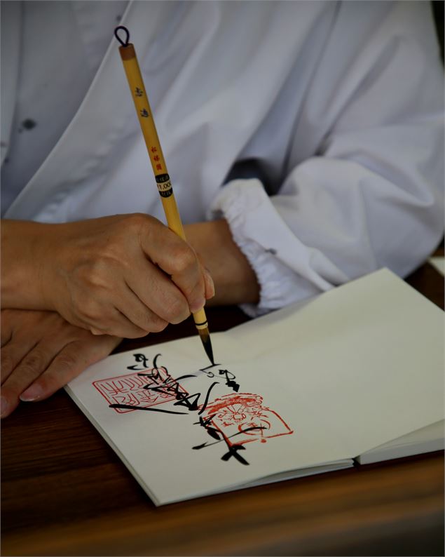 Atelier Calligraphie - Saint-Gervais sous les Sakuras_Saint-Gervais-les-Bains - Nathalie SPEHNER - U