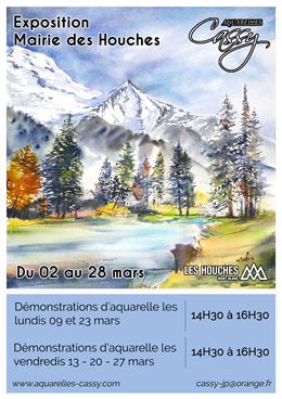 Exposition - Aquarelles_Les Houches