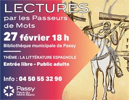 Lectures par Les Passeurs de mots - Mairie de Passy