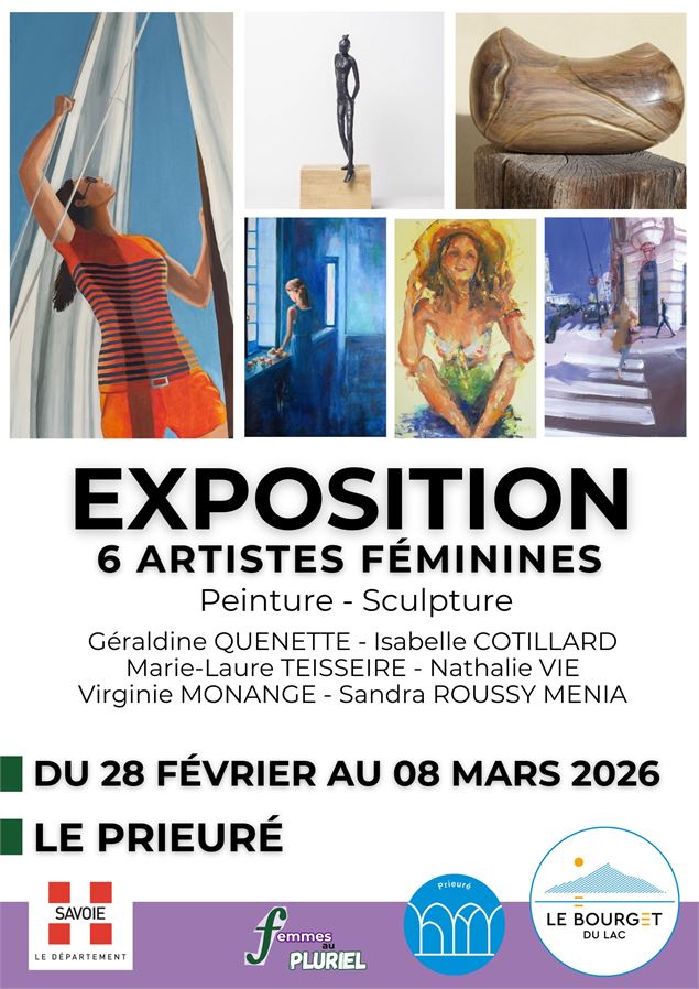 Femmes au Pluriel : Exposition - Mairie Le Bourget-du-Lac