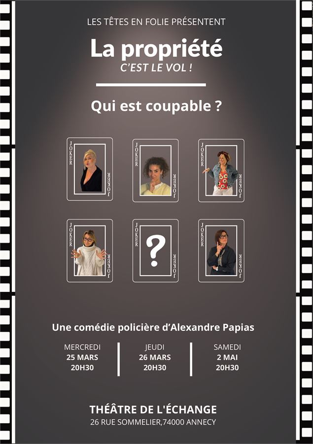Théâtre : La propriété, c'est le vol_Annecy - L'instant éphémère