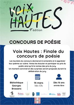 Voix Hautes-Finale du concours de poésie_Chambéry - BM Chambéry