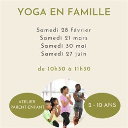 Atelier "yoga en famille" - l'Espace des Possibles