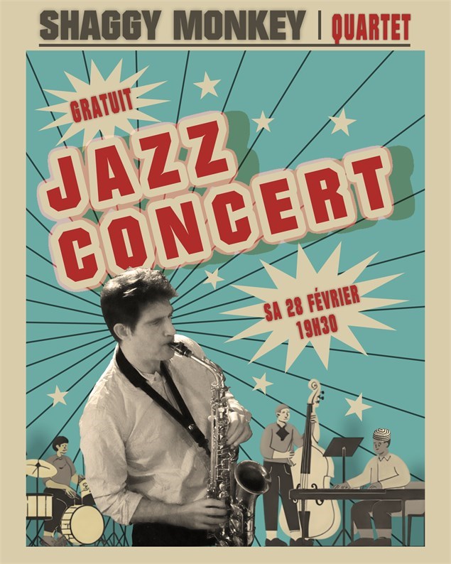Concert Jazz : Quartet Shaggy Monkey  