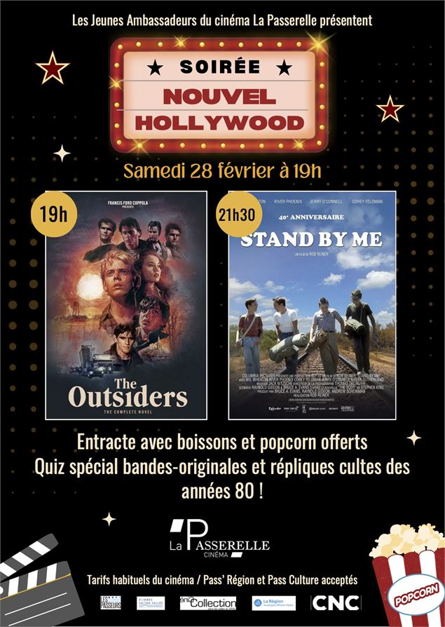 Soirée Nouvel Hollywood au Cinéma La Passerelle - Cinéma La Passerelle