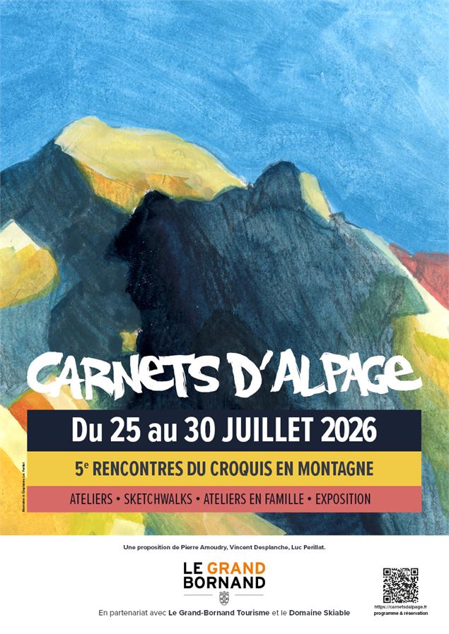Carnets d'Alpage : 5ème rencontres du croquis en montagne_Le Grand-Bornand