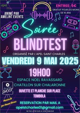 Soirée Blindtest_Châtillon-sur-Chalaronne - APEL Saint Charles