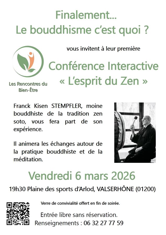 Conférence L'esprit du Zen - Les Rencontres du Bien-Etre