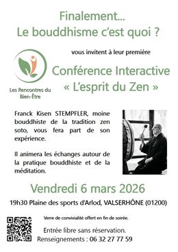 Conférence L'esprit du Zen - Les Rencontres du Bien-Etre