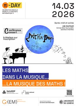 π-Day : Math’n Pop : les maths dans la musique... ...la musique des maths !