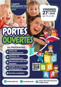 Portes ouvertes - École privée Saint-Bernadette_Cluses