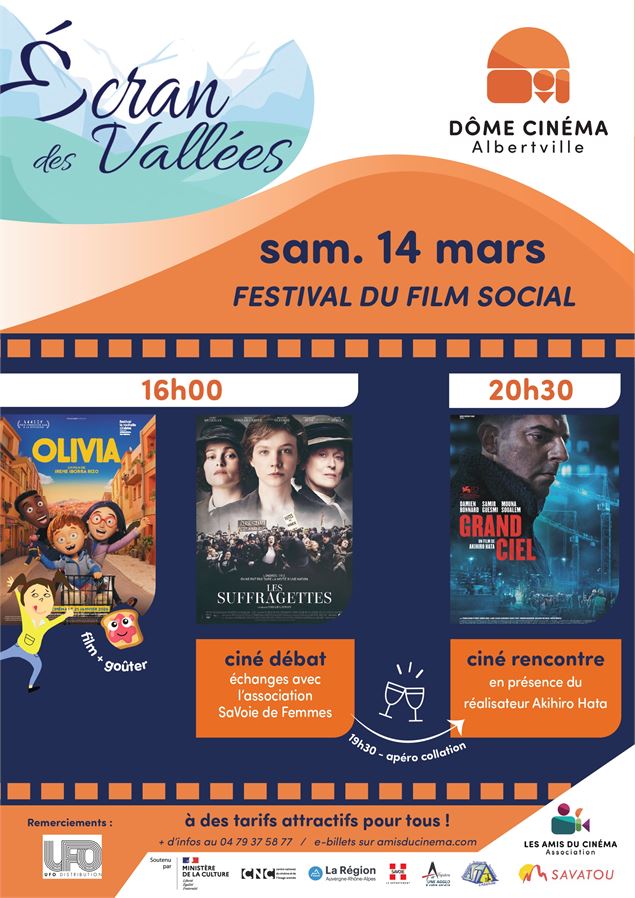 Festival du film social, écran des vallées_Albertville