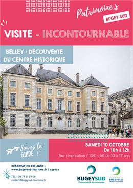 Visite guidée du coeur historique de Belley - OTBSGC