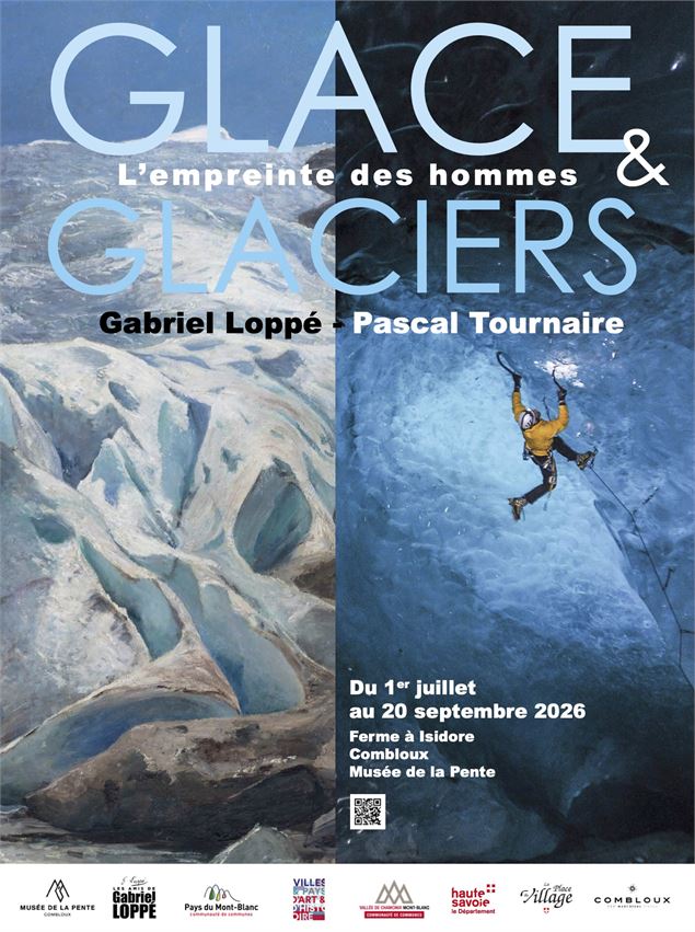 Exposition photographique « GLACE et GLACIERS, l’empreinte des hommes »_Combloux - Musée de la pente
