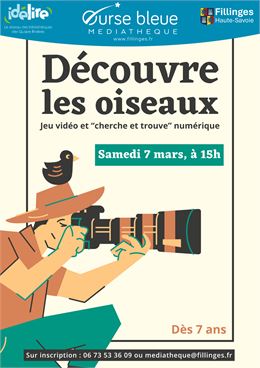 Après-midi numérique "Découvre les oiseaux"_Fillinges