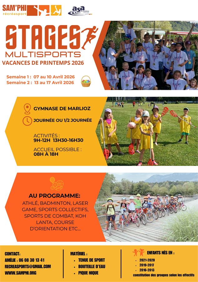 stages multisports sam'phi - SAM'PHI
