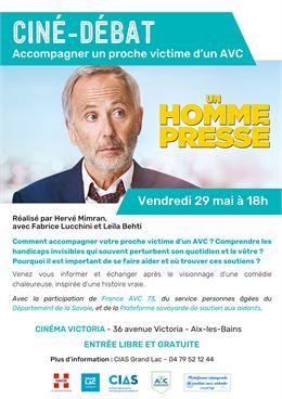 Ciné-débat - Accompagner un proche victime d'un AVC - CIAS Grand Lac
