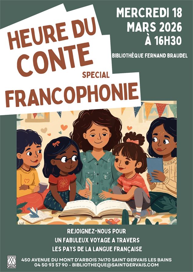 L'Heure du conte spécial francophonie_Saint-Gervais-les-Bains