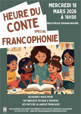 L'Heure du conte spécial francophonie_Saint-Gervais-les-Bains