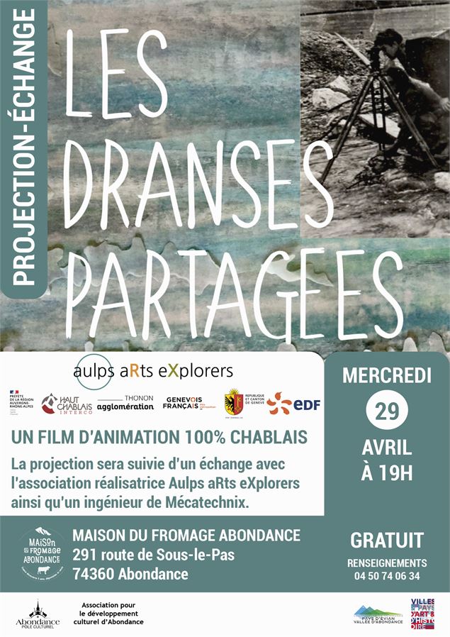 Projection échanges « Les Dranses Partagées »_Abondance - Pôle Culturel d'Abondance