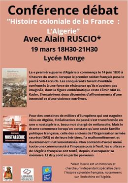 conférence Alain Ruscio - laurence berne