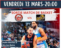 Extrait affiche sortie match de basket - La Fourmilière