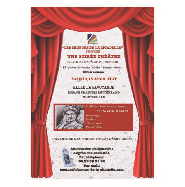 Soirée théâtre suivie d'un apéritif dinatoire