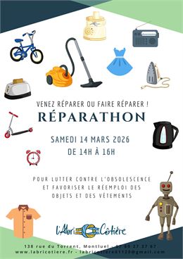 Réparathon d'Artilab à l'AbriCôtière_Montluel