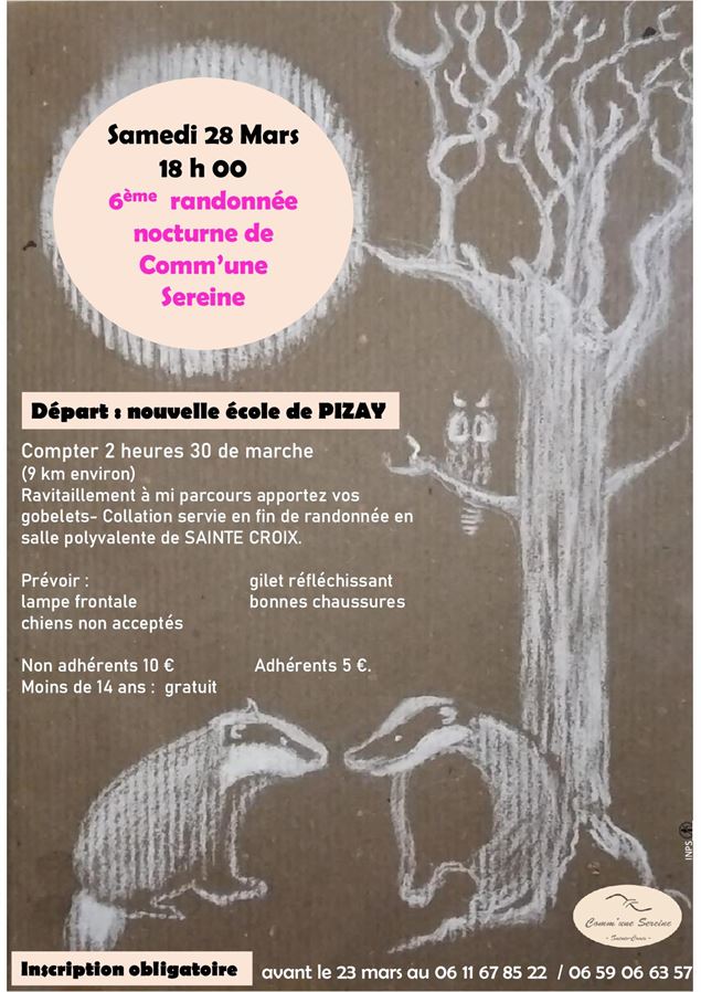 6ème randonnée nocturne_Pizay