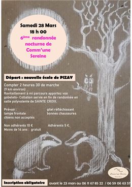 6ème randonnée nocturne_Pizay