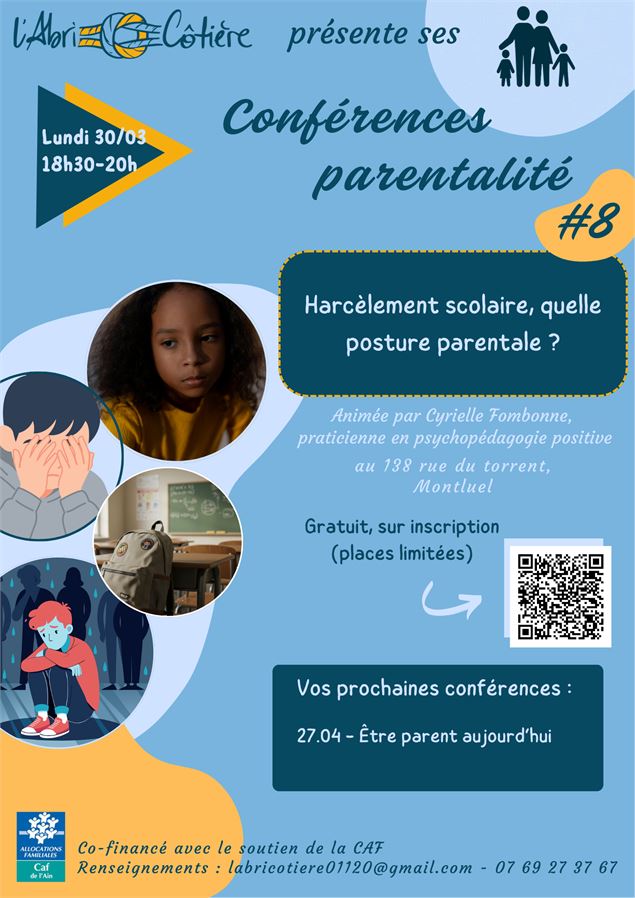 Conférence parentalité à l'AbriCôtière_Montluel