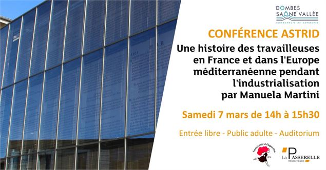 Conférence Astrid - La Passerelle Médiathèque