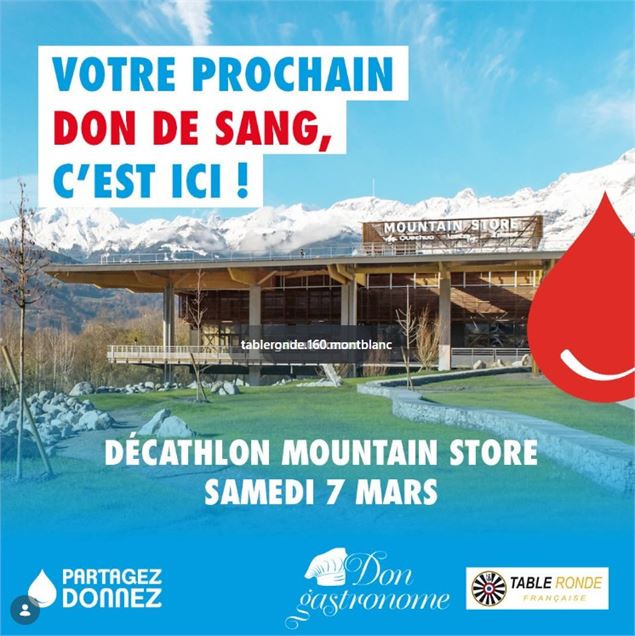 Don du sang - Mountain Store_Passy - EFS