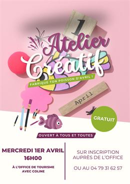 Fabrique ton poisson d'avril !_Crest-Voland - Office de tourisme de Crest-Voland Cohennoz