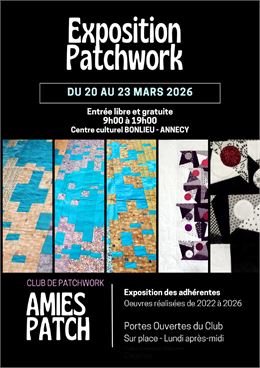 Exposition : Patchwork_Annecy - Association AMIES PATCH