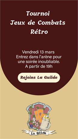 Tournoi Rétro Gaming - Spécial Jeux de Combats - La Guilde
