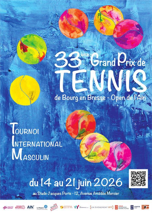 Affiche 2026 - ©Tennis club de Bourg-en-Bresse