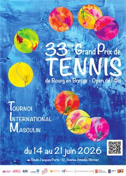 Affiche 2026 - ©Tennis club de Bourg-en-Bresse