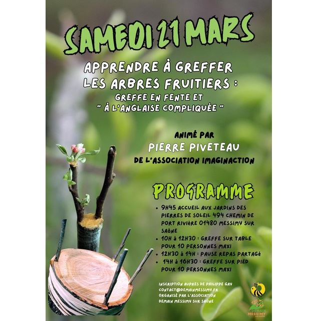 Apprendre à greffer les arbres fruiters_Messimy-sur-Saône