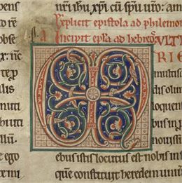 Evangéliaire psautier du XIIe siècle, MS 1 - Dépot Médiathèque Vailland