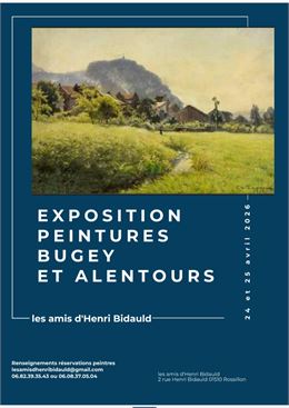 Exposition de peintures "Bugey et alentours"_Rossillon - Les Amis d'Henri Bidauld