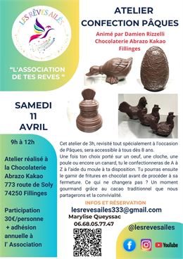 ATELIER CONFECTION PAQUES - LES REVES AILES